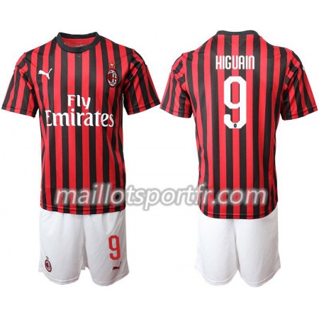 Maillot de Foot AC Milan HIGUAIN 9 Enfant Domicile 2019/20 Maillot de Foot AC Milan HIGUAIN 9 Enfant Domicile 2019/20